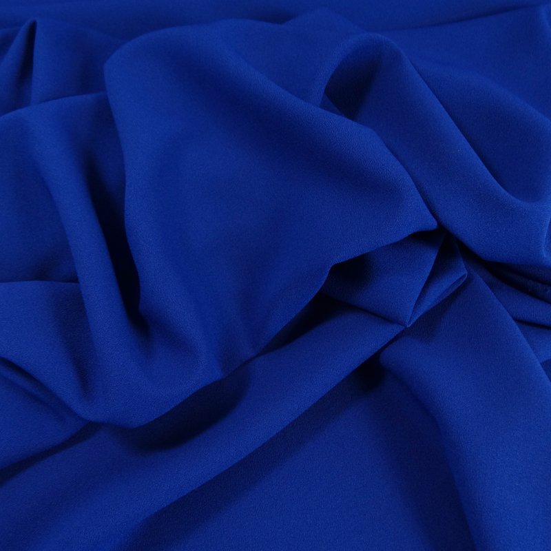 Tissu Crêpe Georgette Bleu roi