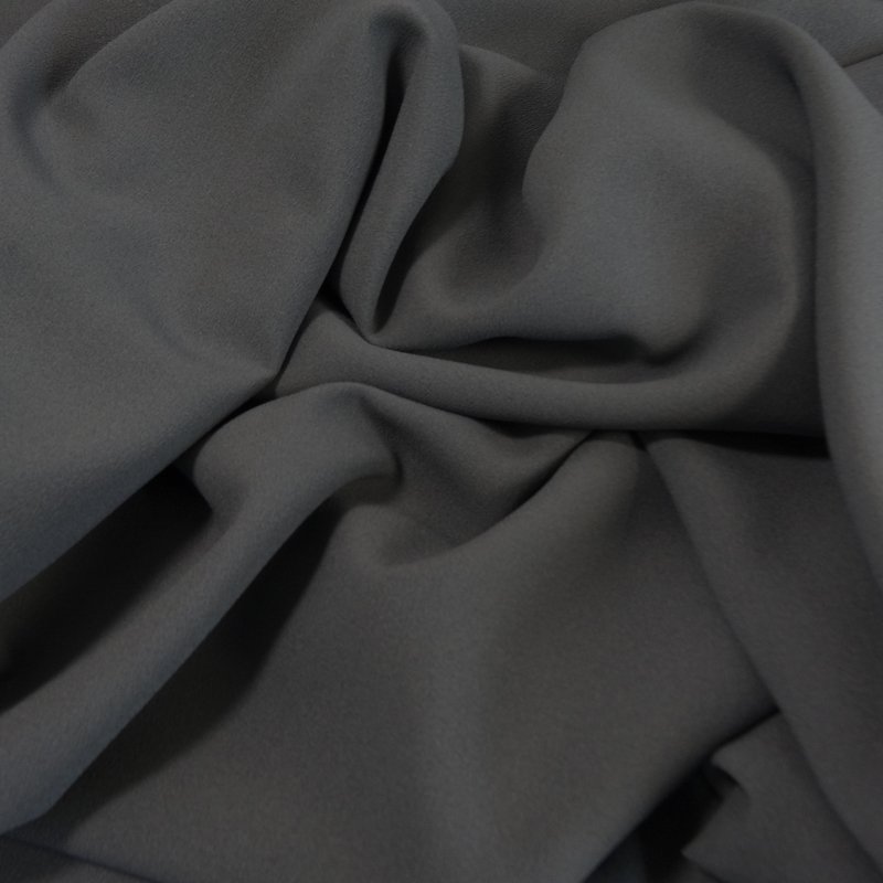 Tissu Crêpe Georgette Gris