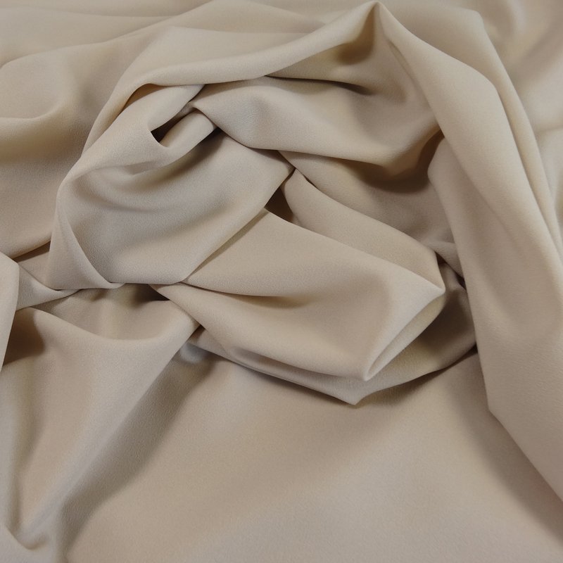 Tissu Crêpe Georgette Beige sable