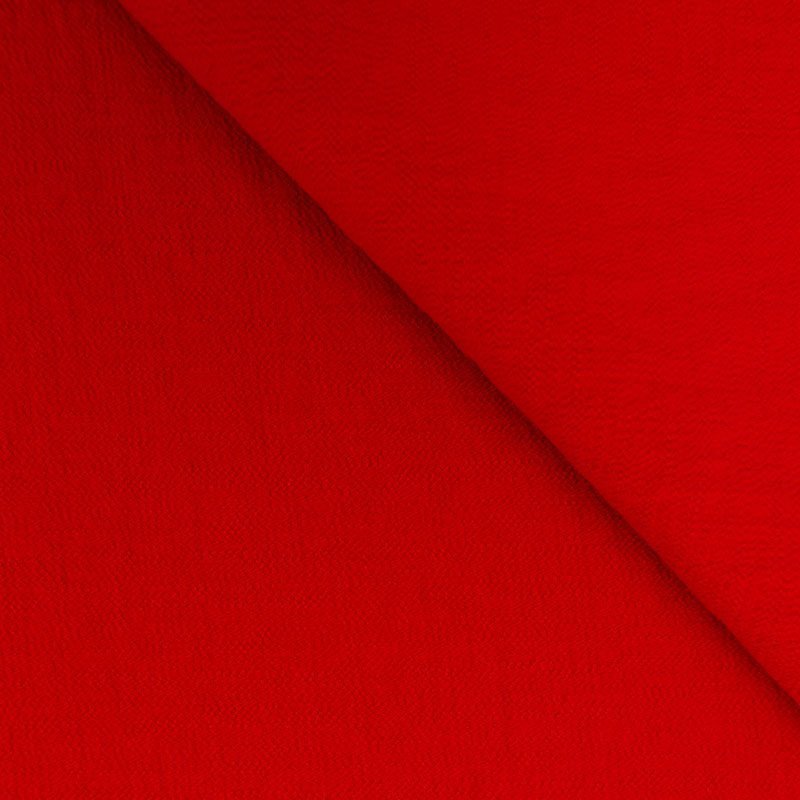 Tissu Viscose Rouge