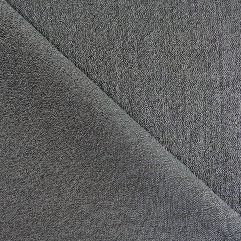 Tissu Viscose Gris anthracite