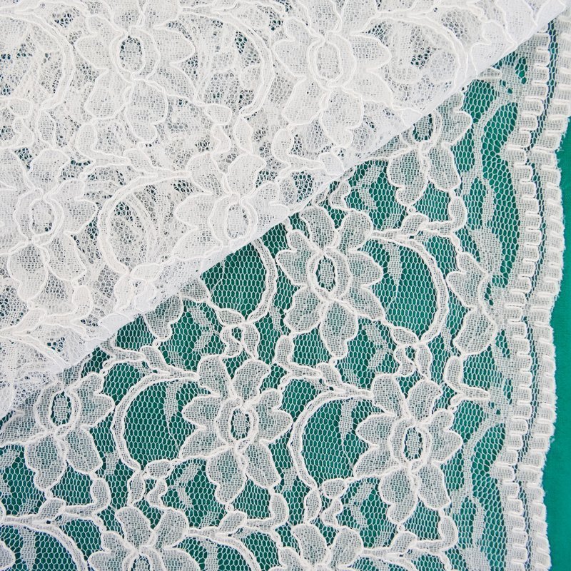 Tissu Dentelle Blanc