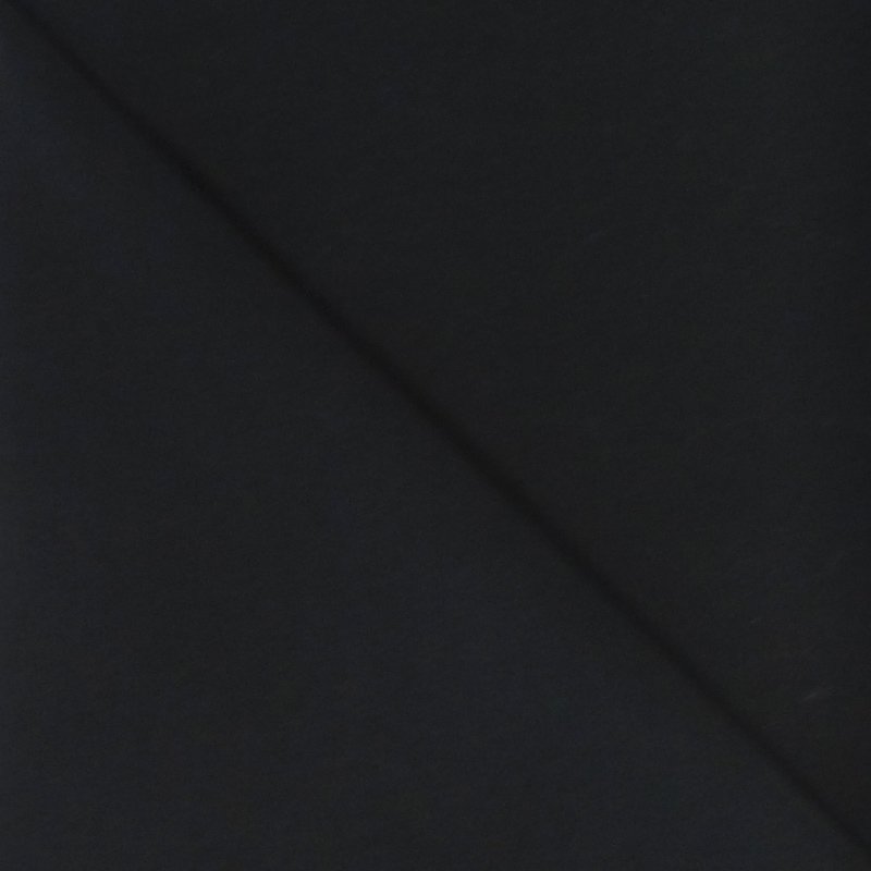 Tissu Coton uni Noir