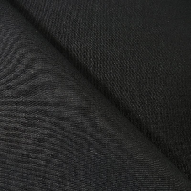 Tissu Popeline Noir