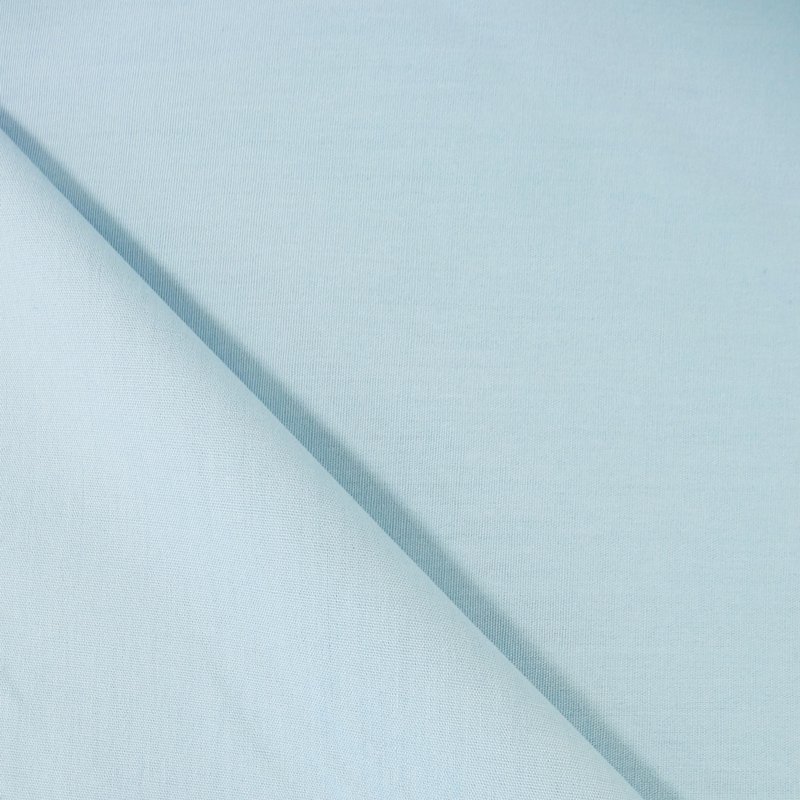 Tissu Popeline Bleu ciel