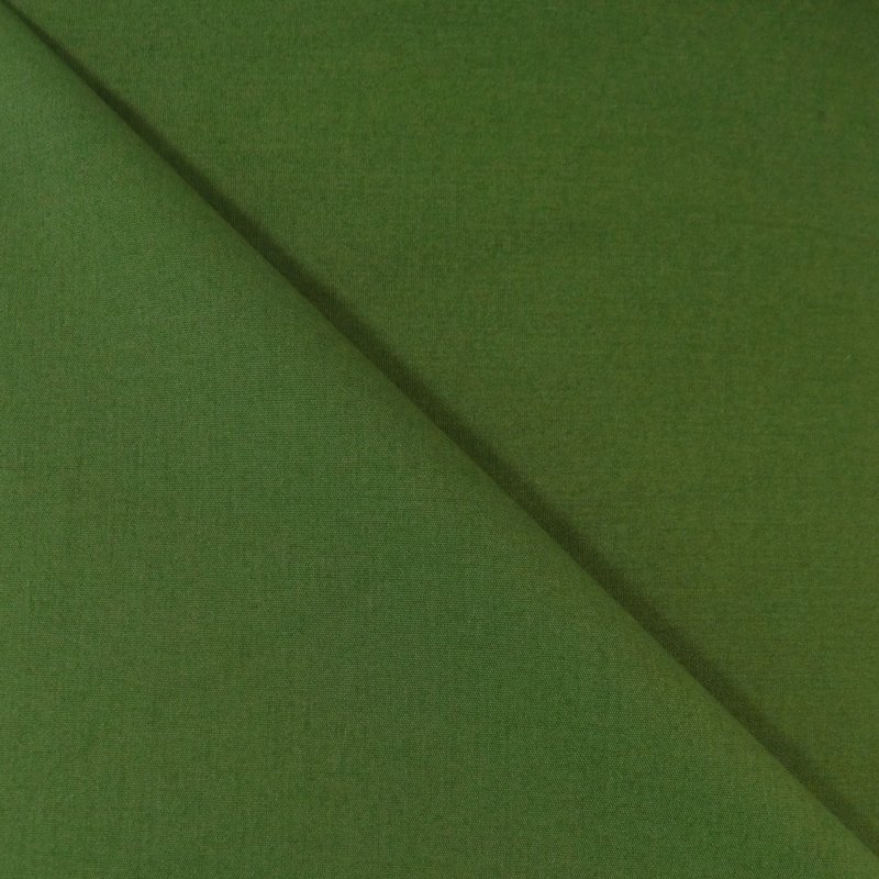 Tissu Popeline Vert sapin