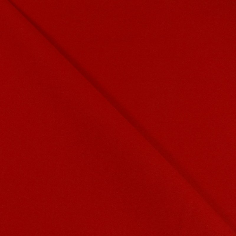 Tissu Popeline Rouge brillant