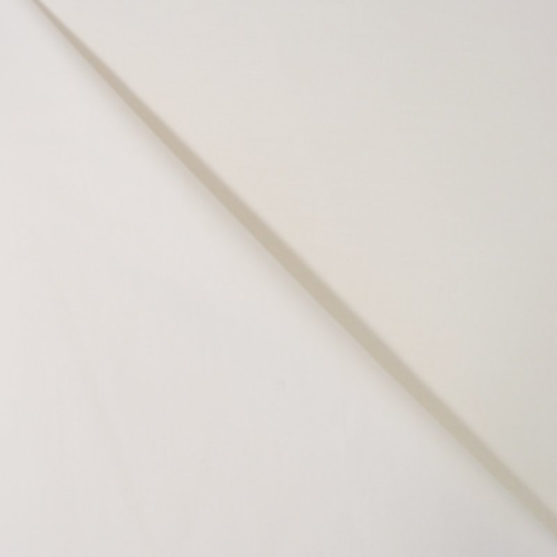 Tissu Popeline Ivoire