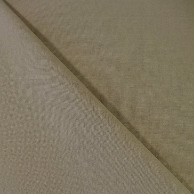 Tissu Popeline Beige sable