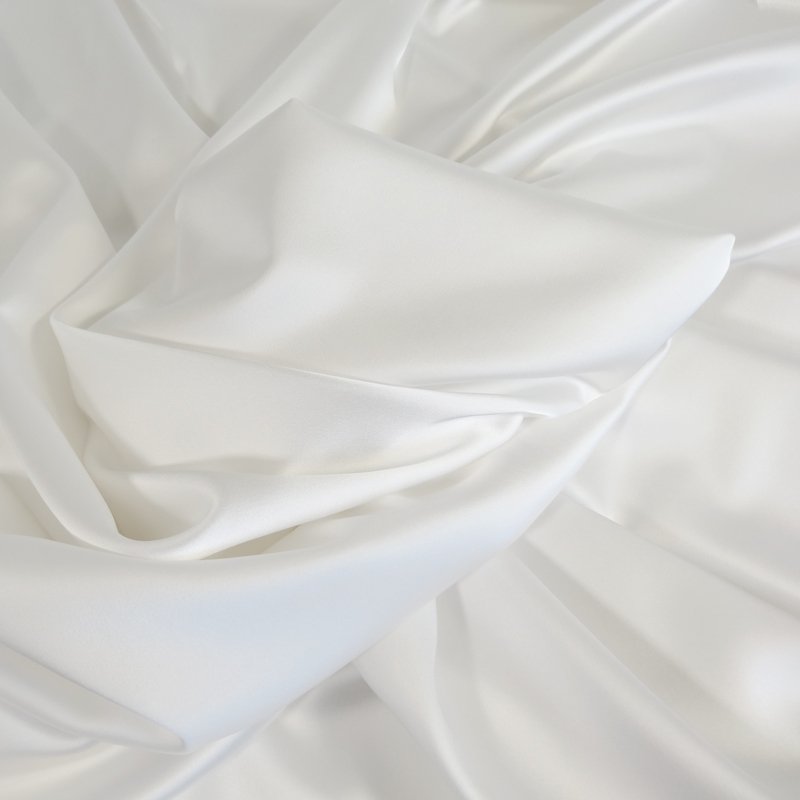 Tissu Satin Duchesse Blanc