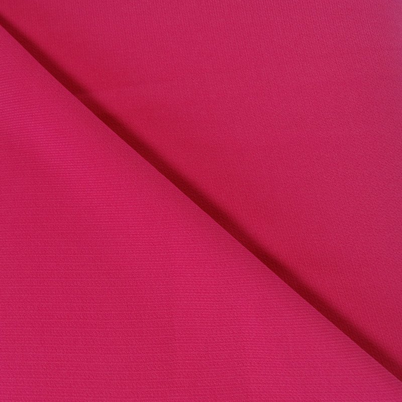 Tissu Crêpe Fuschia