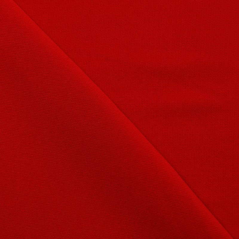 Tissu Crêpe Rouge