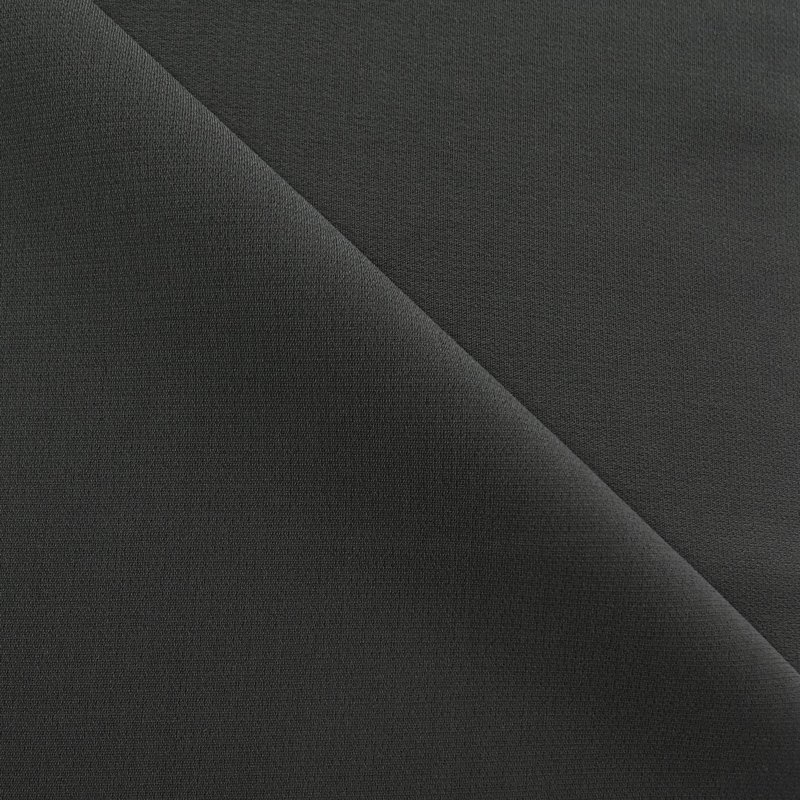 Tissu Crêpe Gris anthracite