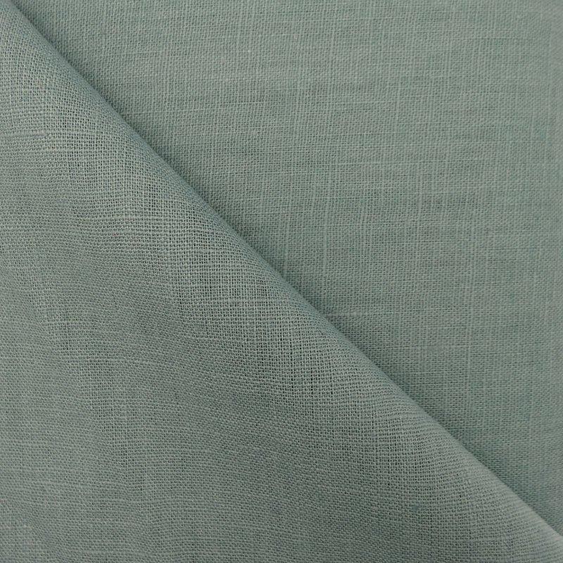 Tissu Lin bio certifié Oeko-Tex Bleu pastel