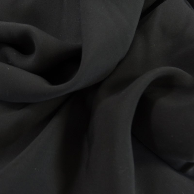 Tissu Voile de viscose Noir