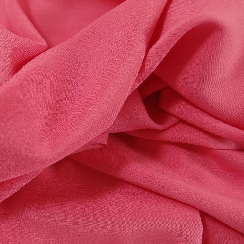 Tissu Voile de viscose Rose