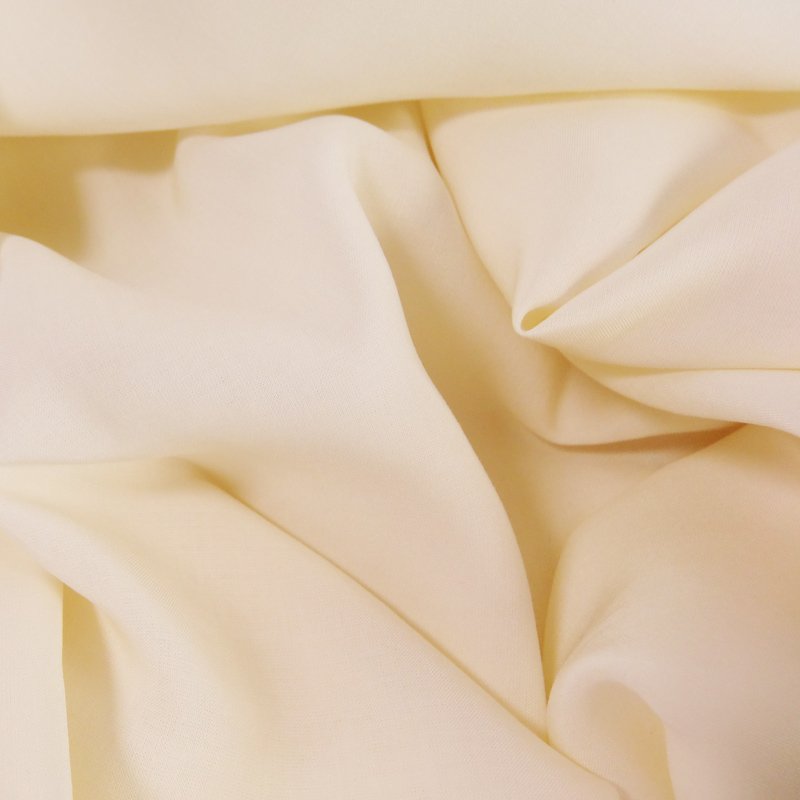 Tissu Voile de viscose Ivoire