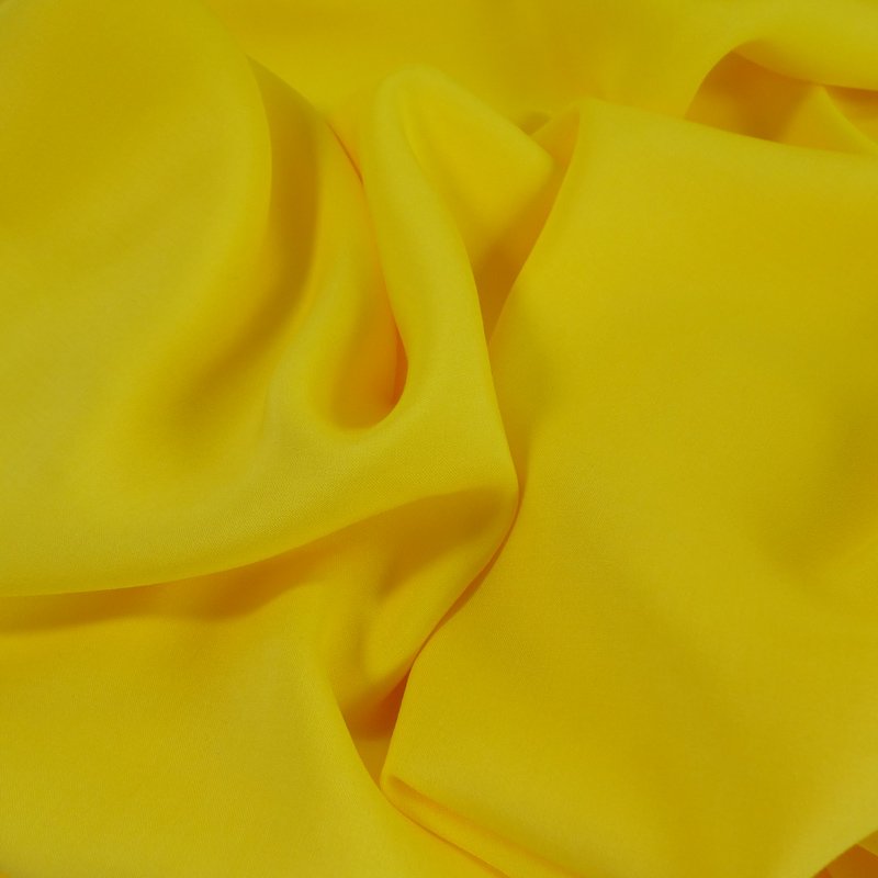 Tissu Voile de viscose Jaune poussin