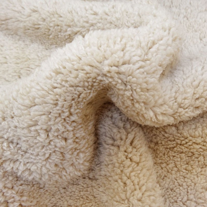 Fausse fourrure mouton Beige - Par 10cm