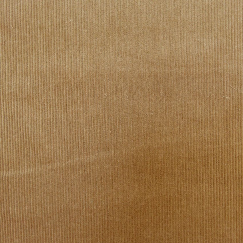 Tissu Velours Milleraies Marron