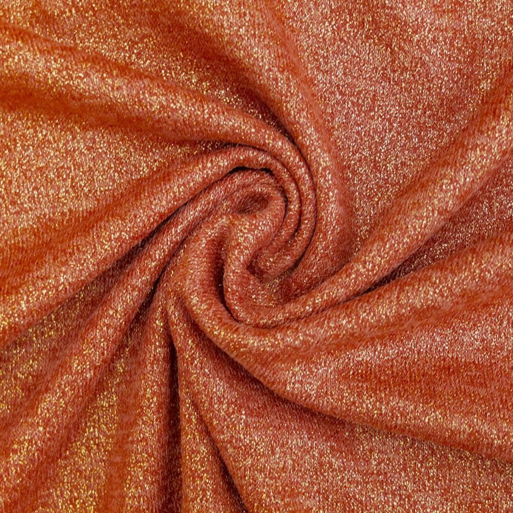 Tissu Jersey paillettes Rouge