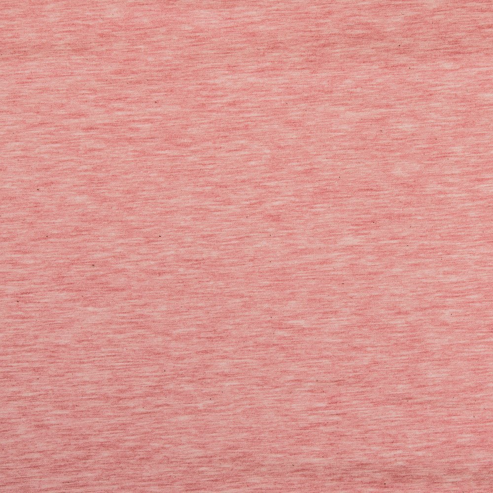 Tissu Jersey Coton Rose chiné