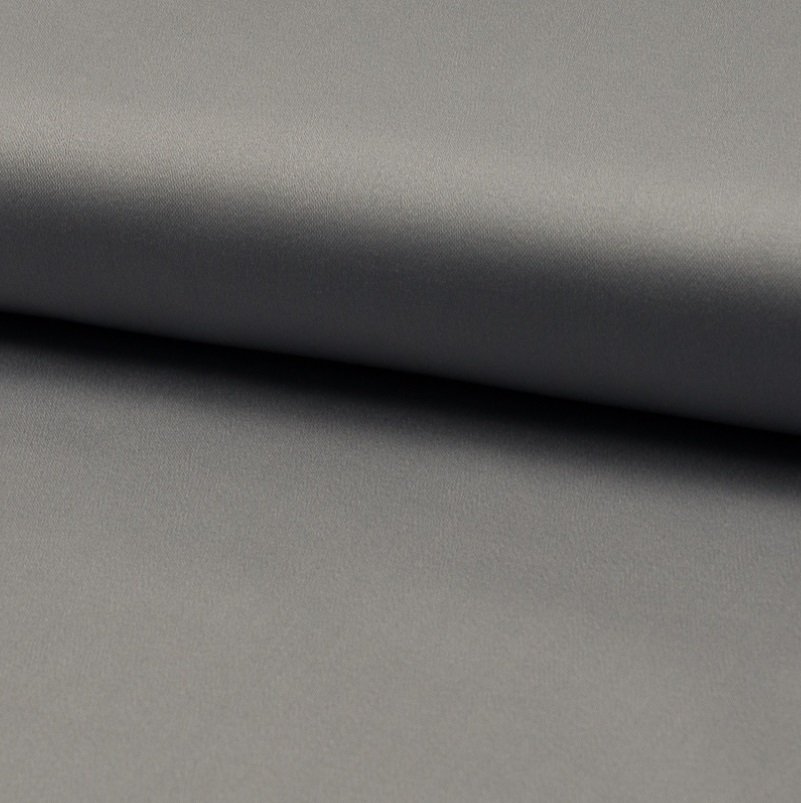 Tissu Gabardine Satiné Gris clair