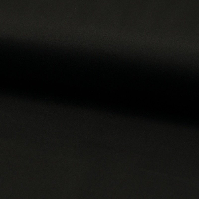 Tissu Gabardine Satiné Noir