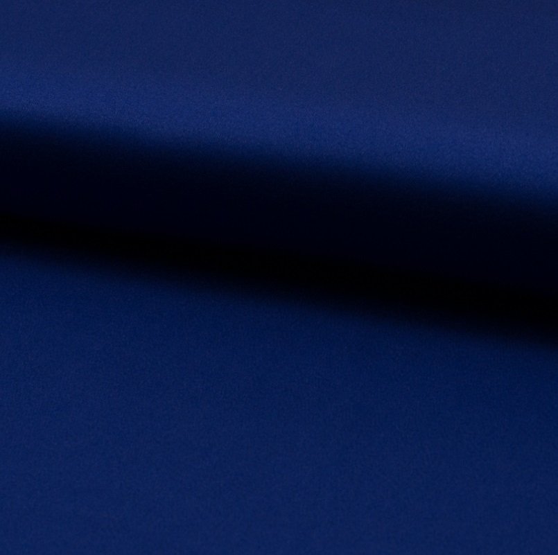 Tissu Gabardine Satiné Bleu