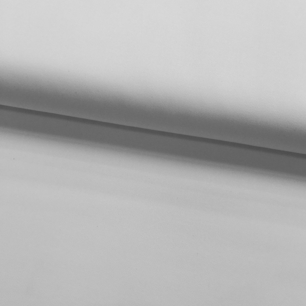 Tissu Gabardine Satiné Blanc