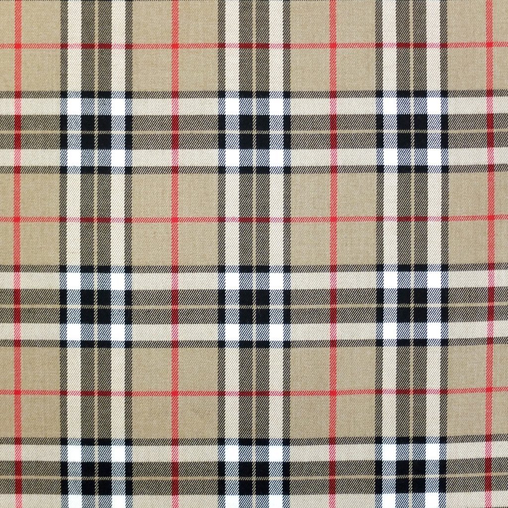 Tissu Tartan Ecossais Classic Beige
