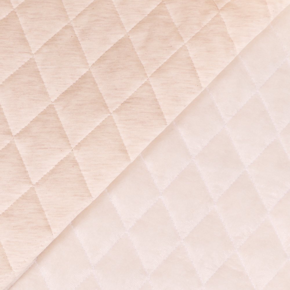 Tissu Doublure Matelassée Ecru chiné