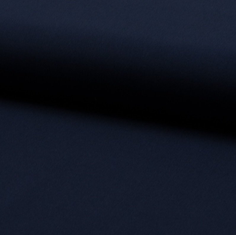 Tissu Viscose Twill uni Bleu marine
