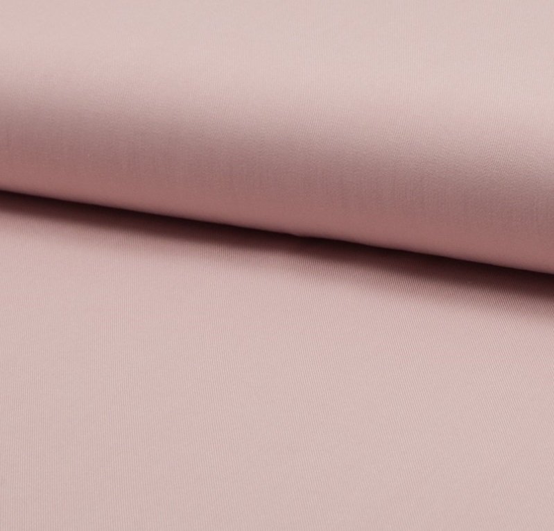 Tissu Viscose Twill uni Rose pâle