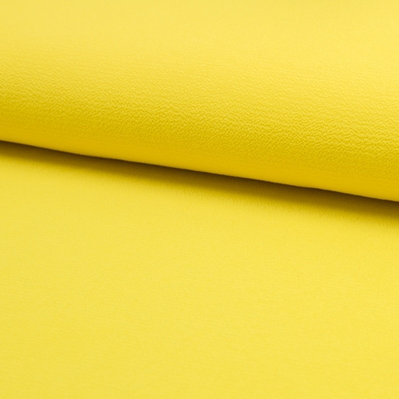 Tissu Crêpe stretch Jaune citron