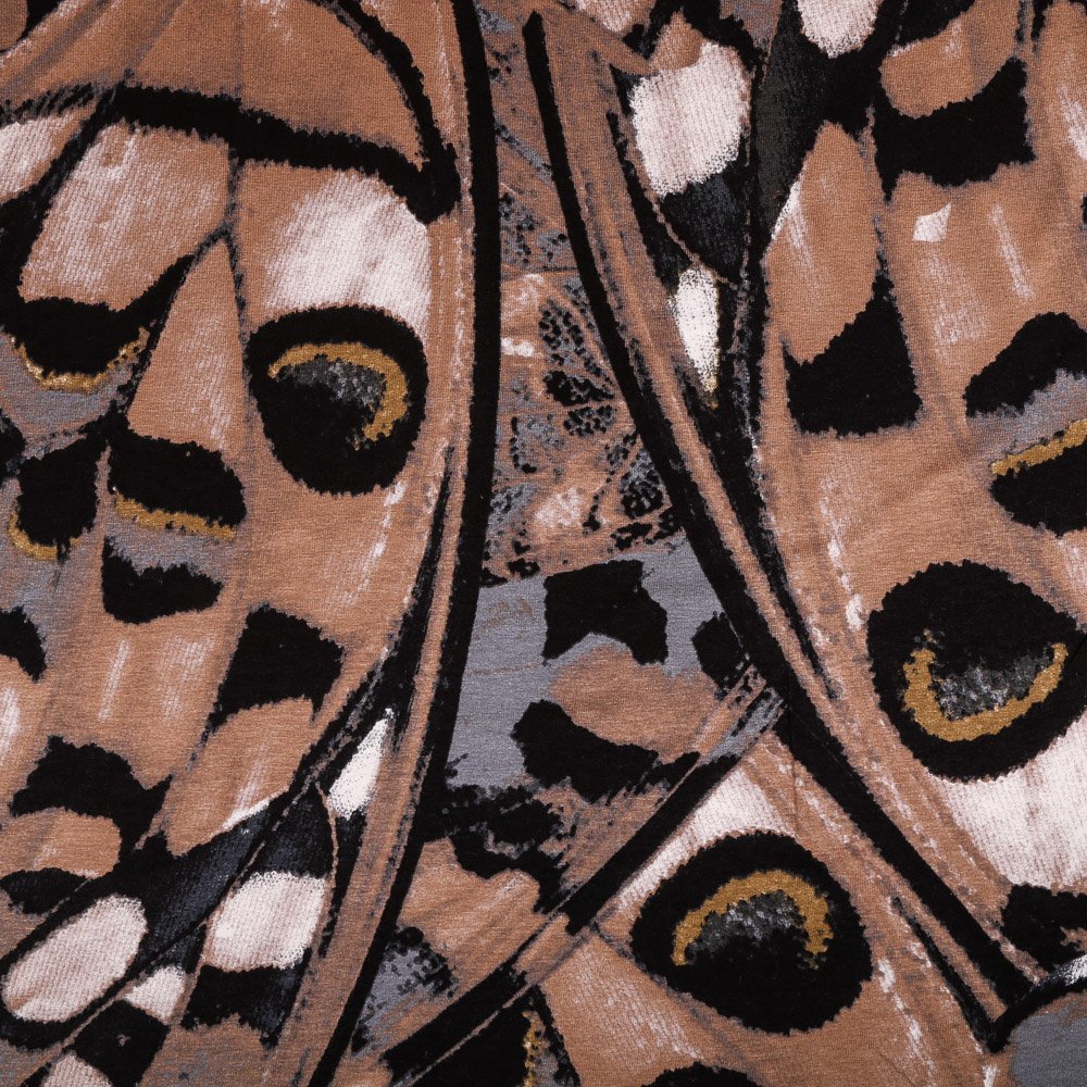 Tissu Jersey Viscose Beige Aquarelle