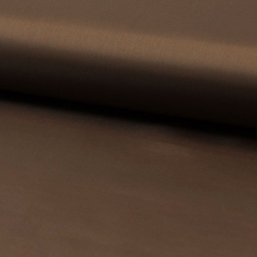 Tissu Doublure Uni Polyester Marron