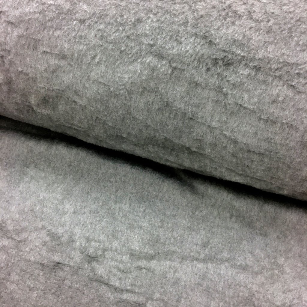 Tissu Fausse fourrure Teddy Gris
