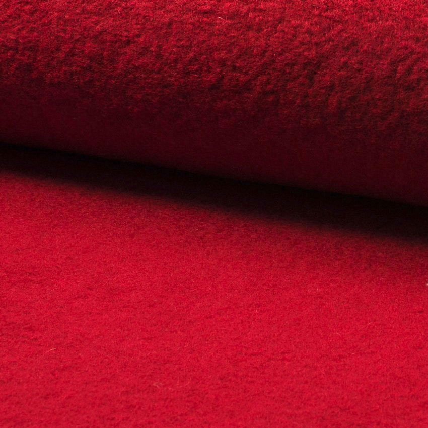Tissu Laine uni Bordeaux