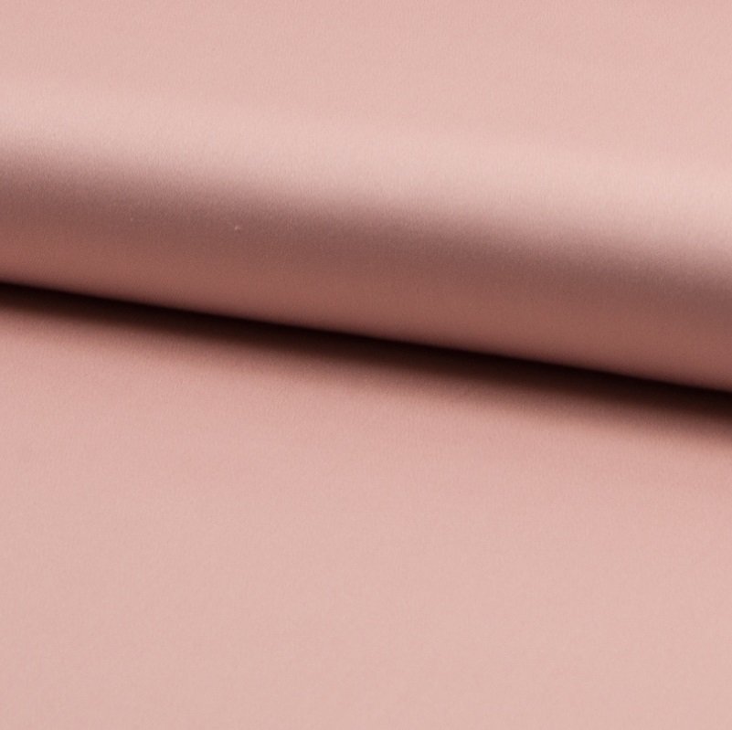 Tissu Coton satiné Rose pâle