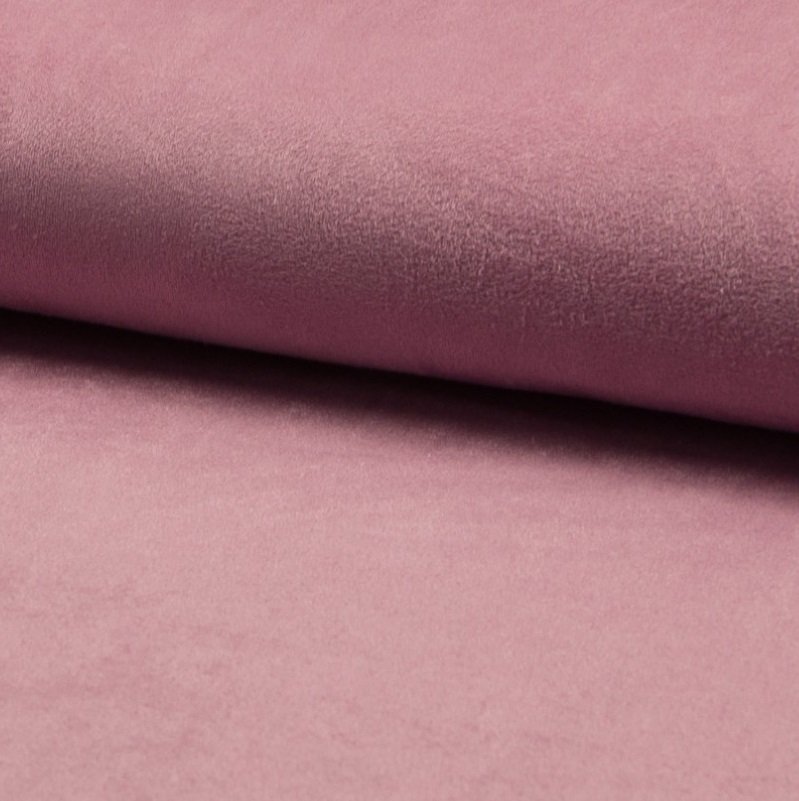 Tissu Suédine jersey Rose