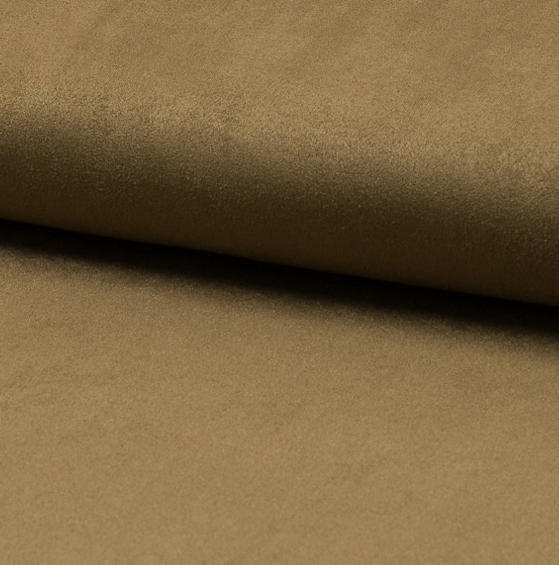 Tissu Suédine jersey Taupe