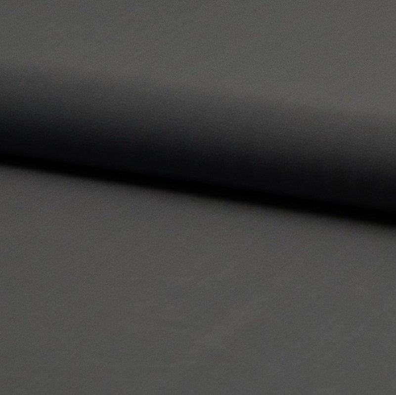 Tissu Viscose légère Gris anthracite