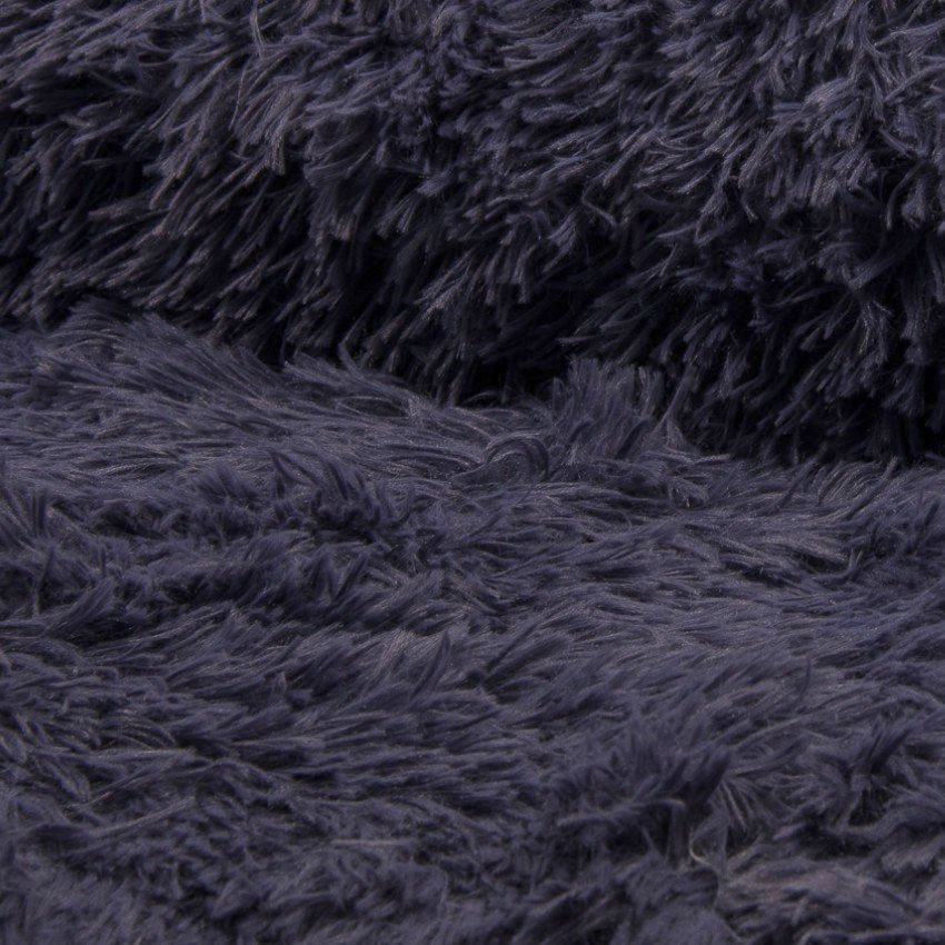 Tissu Fausse fourrure Mode Longs poils Mauve