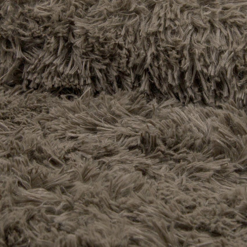 Tissu Fausse fourrure Mode Longs poils Taupe