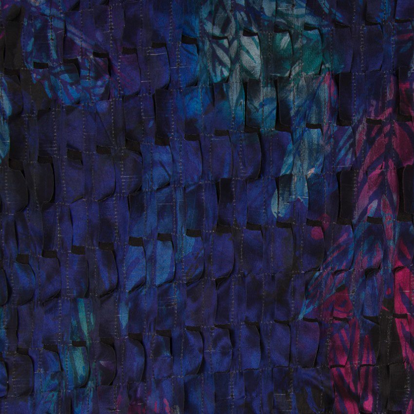 Tissu Tafeta imprimé Laser Cut Violet