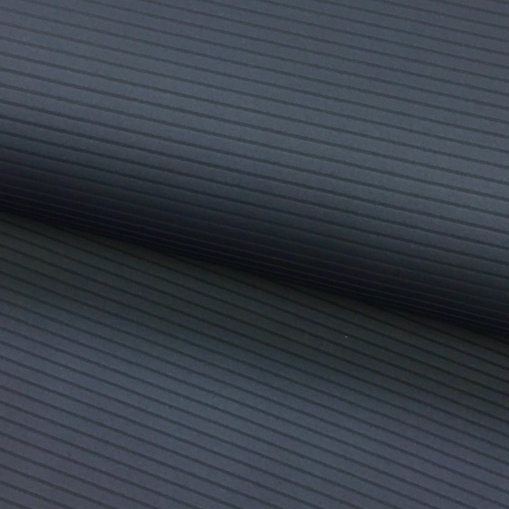 Tissu Néoprène Scuba Luxe Bleu marine Rayures