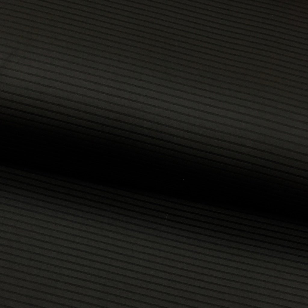 Tissu Néoprène Scuba Luxe Noir Rayures