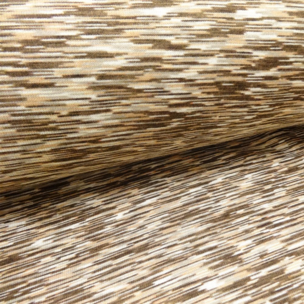 Tissu Sweat envers minky Emma Beige Tons beige