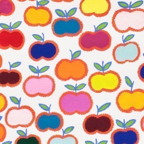 Tissu Alexander Henry Monkey's Bizness Kitty Kat Apple Stack